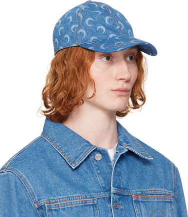 Šiltovka Marine Serre Marine Serre Moon Denim Baseball Cap Modrá | UHG048A CDEN0002, 3