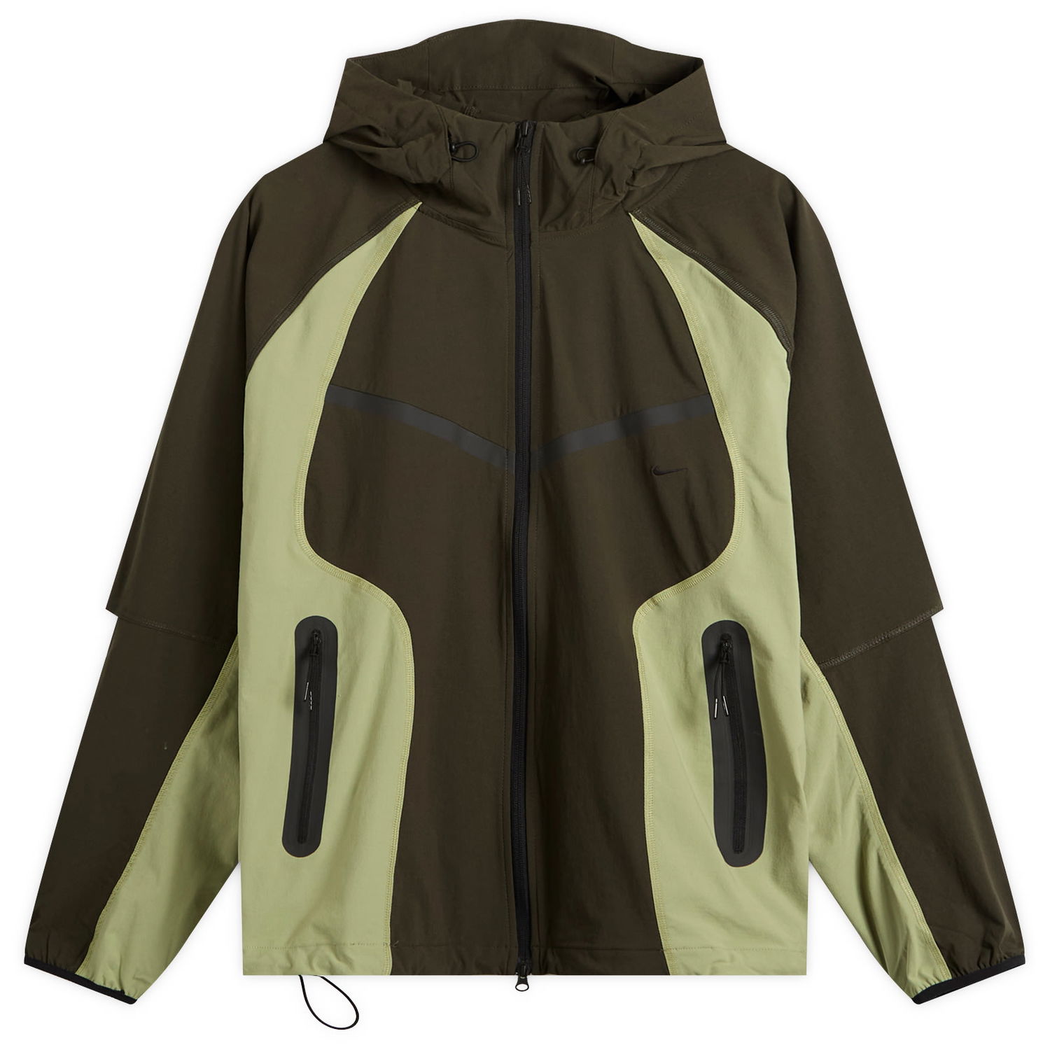 Vetrovka Nike Tech Woven Full Zip Hooded Jacket Zelené | IH8461-355, 0