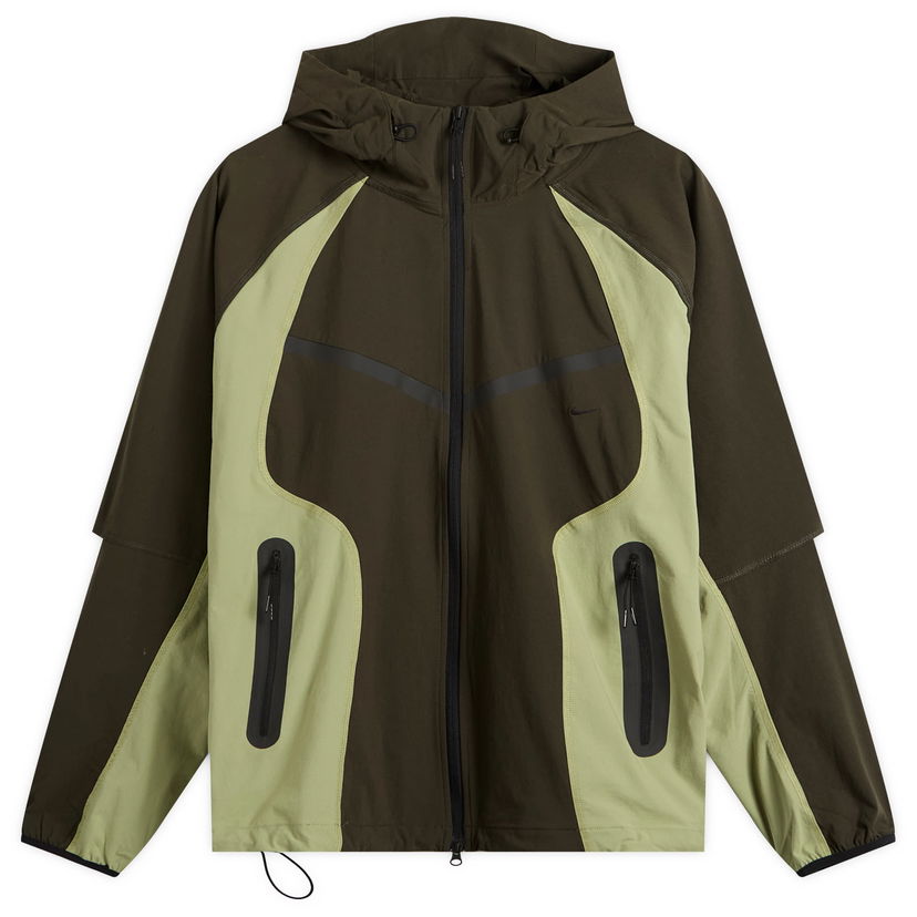Vetrovka Nike Tech Woven Full Zip Hooded Jacket Zelené | IH8461-355