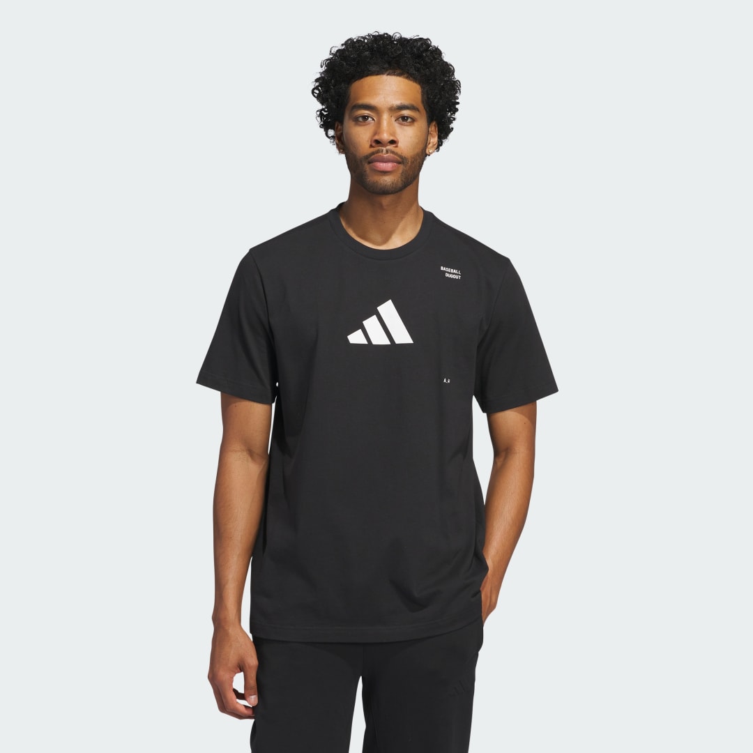 Tričko adidas Performance Baseball Graphic Čierna | IY5523, 0