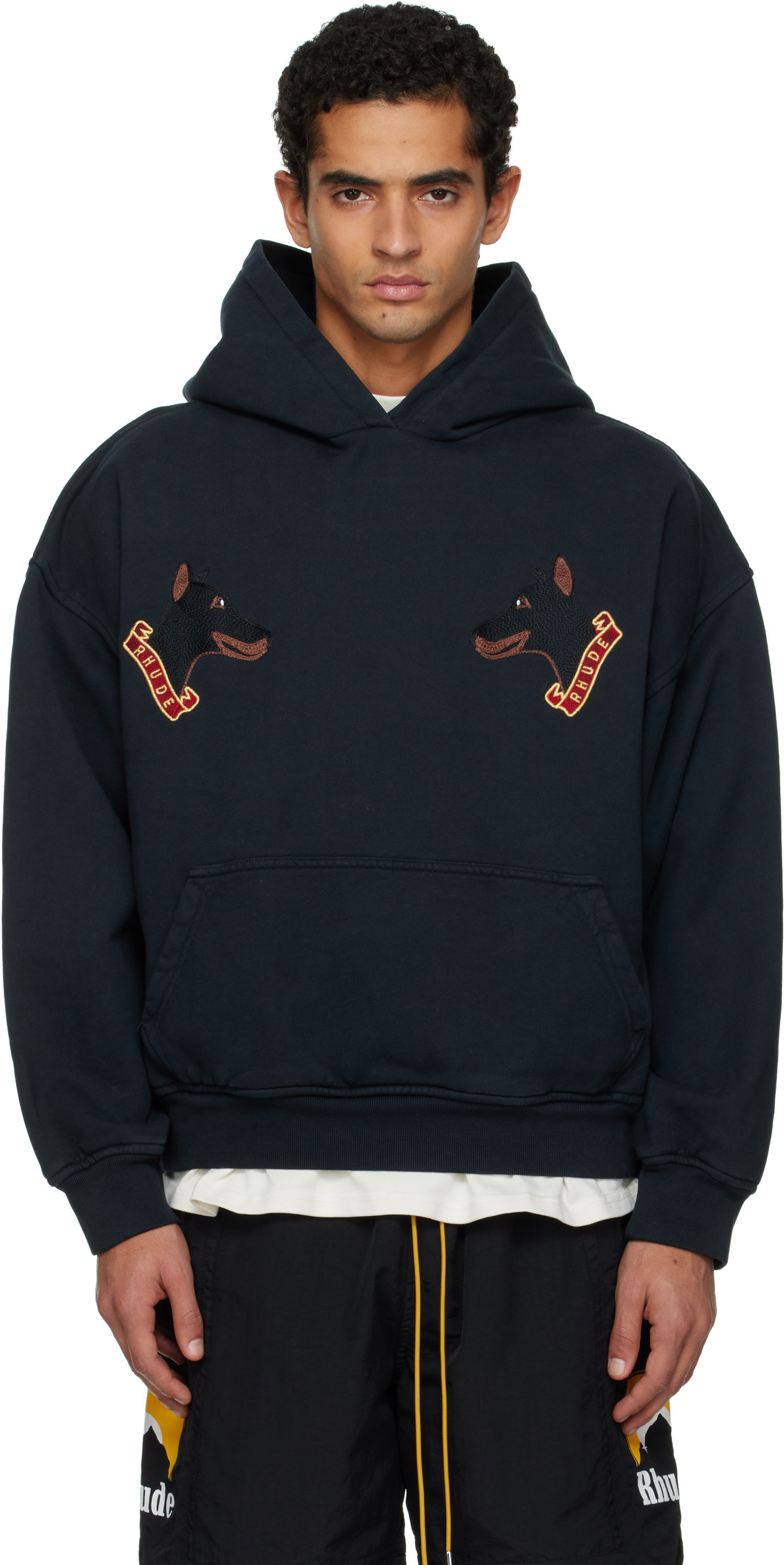 Mikina Rhude London Hound Hoodie Navy | RHPF25HO04012, 0