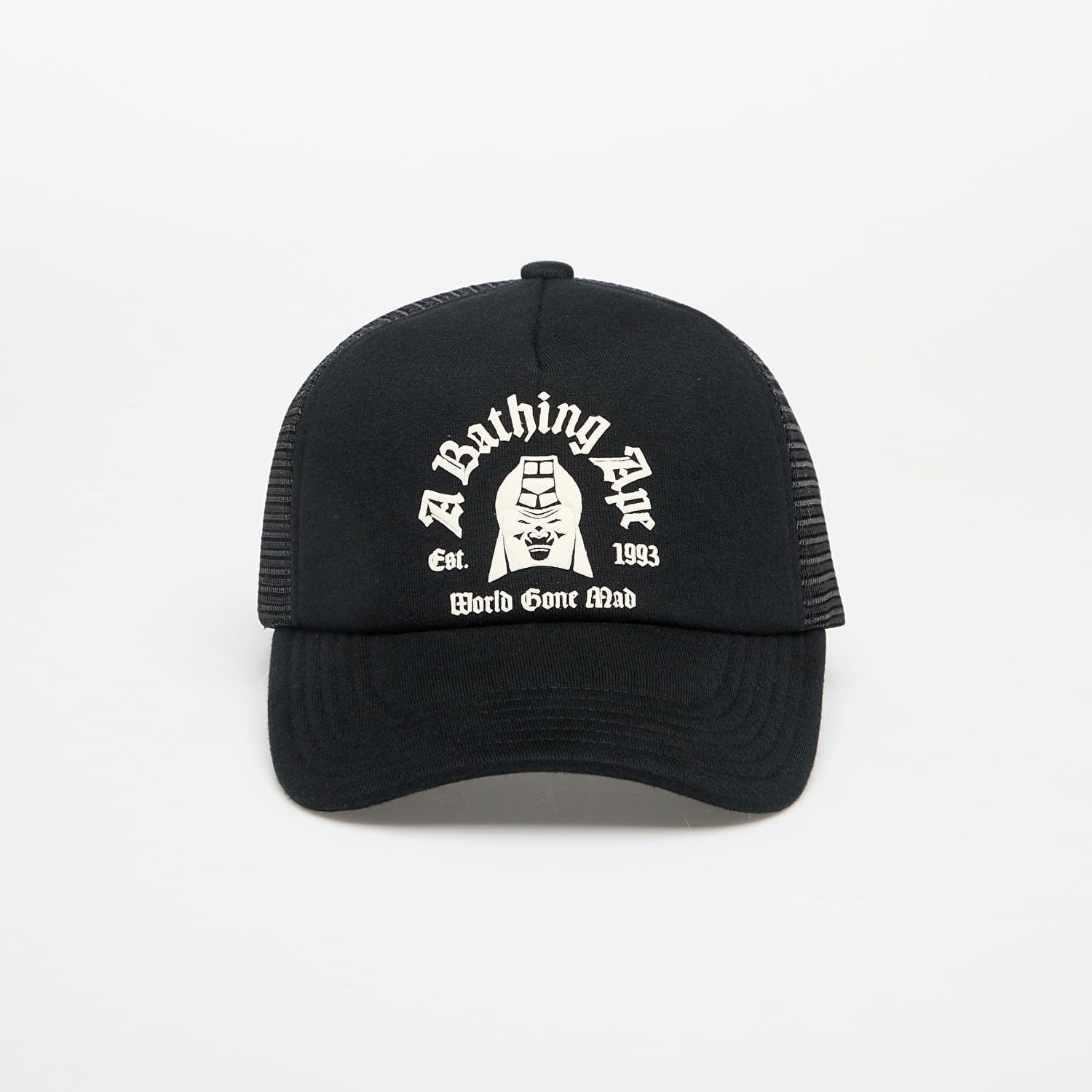 Šiltovka BAPE A BATHING APE Logo Cotton Panel Mesh Cap Čierna | 001CPL301004MBLK, 0