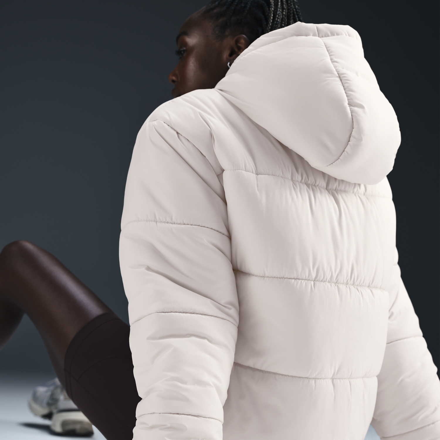 Prešívaná bunda Nike Sportswear Classic Puffer Jacket Hnedá | FZ5899-104, 1