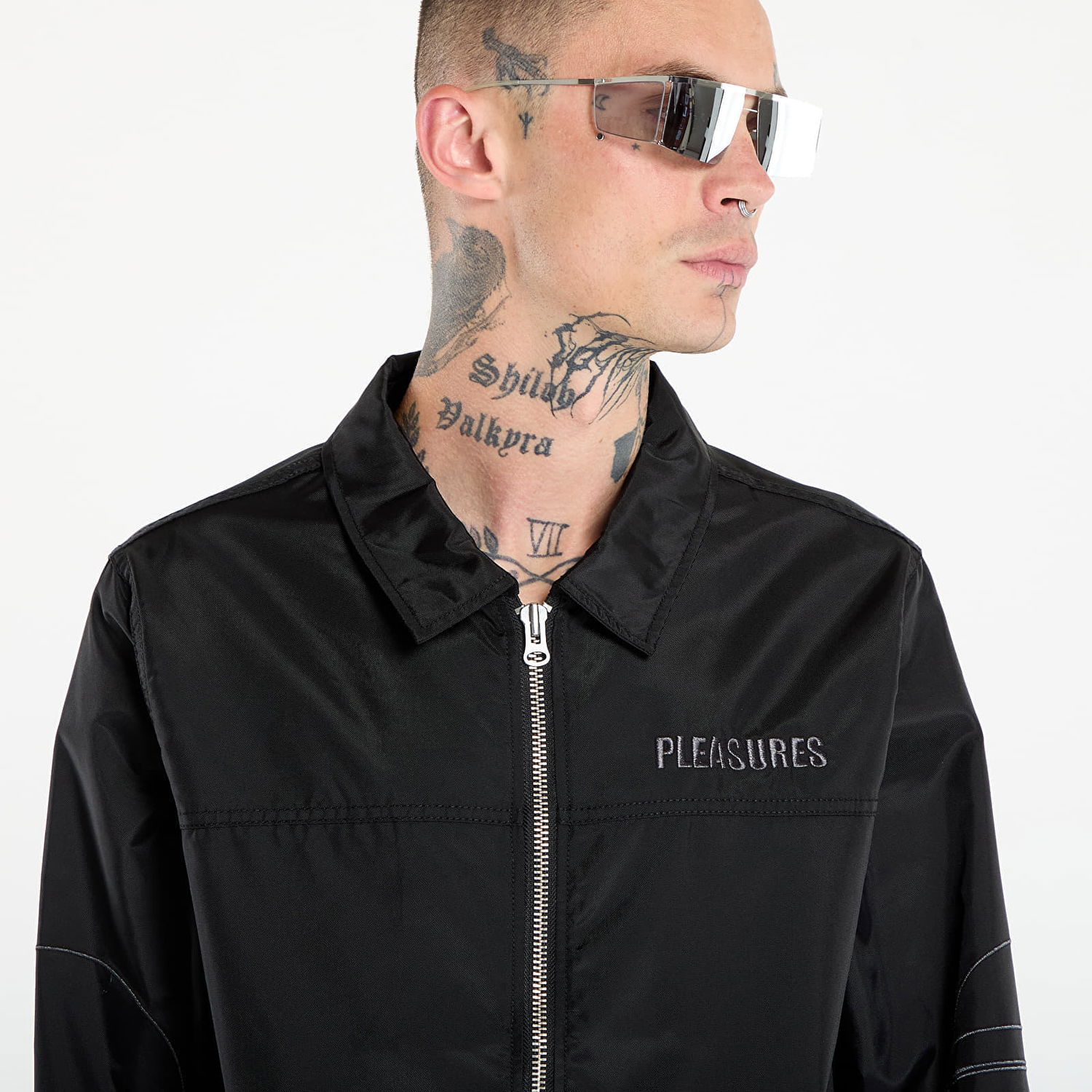 Bunda Pleasures PLEASURES Daft Club Helmets Nylon Work Jacket Čierna | P25DP008-BLACK, 1