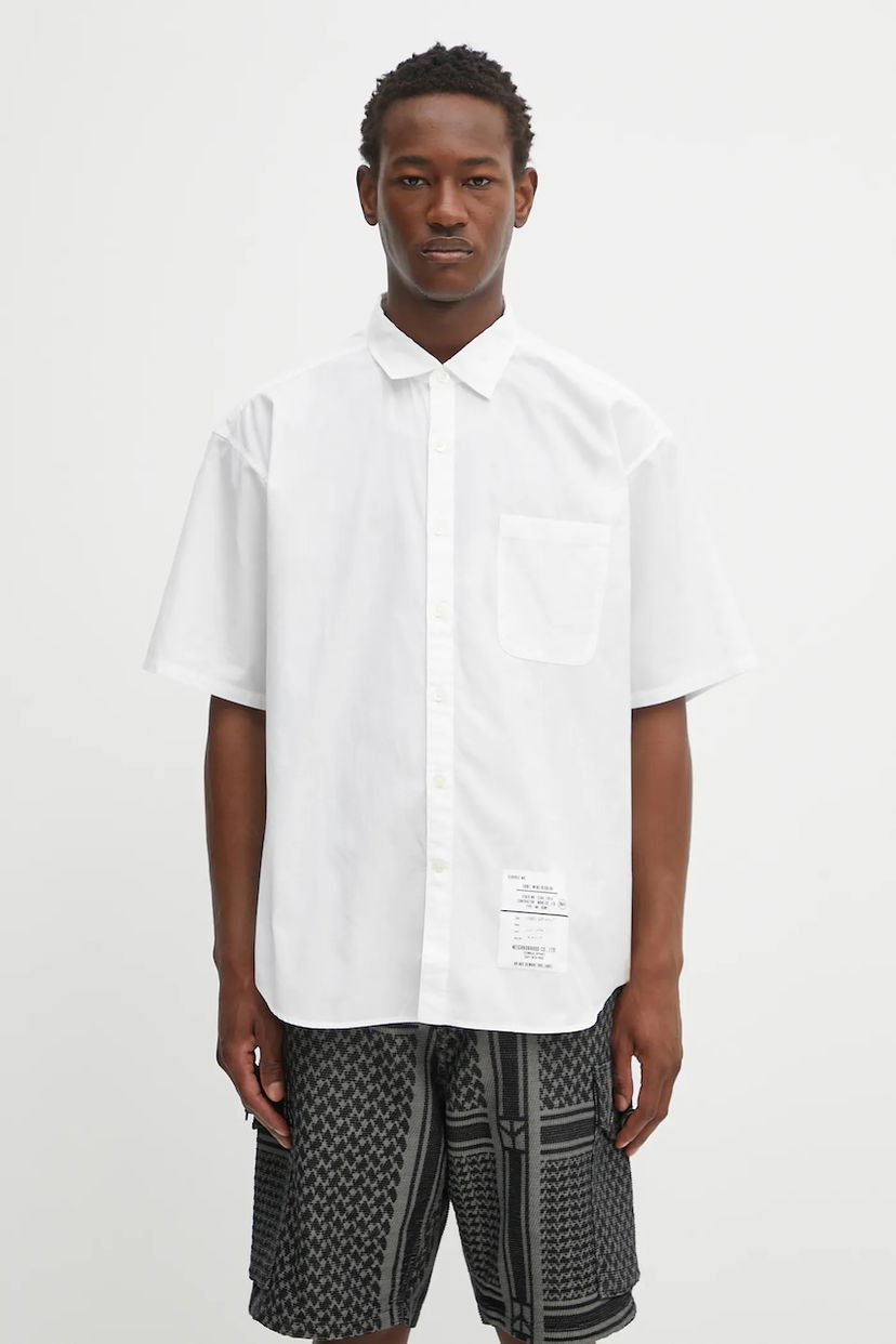 Košeľa Neighborhood NEIGHBORHOOD Trad Relaxed Fit Shirt Biela | 251SPNH.SHM02