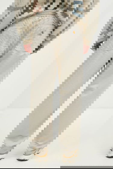 Nohavice Carhartt WIP Cotton Trousers Flint Pant Béžová | I029919.2LPGD, 2