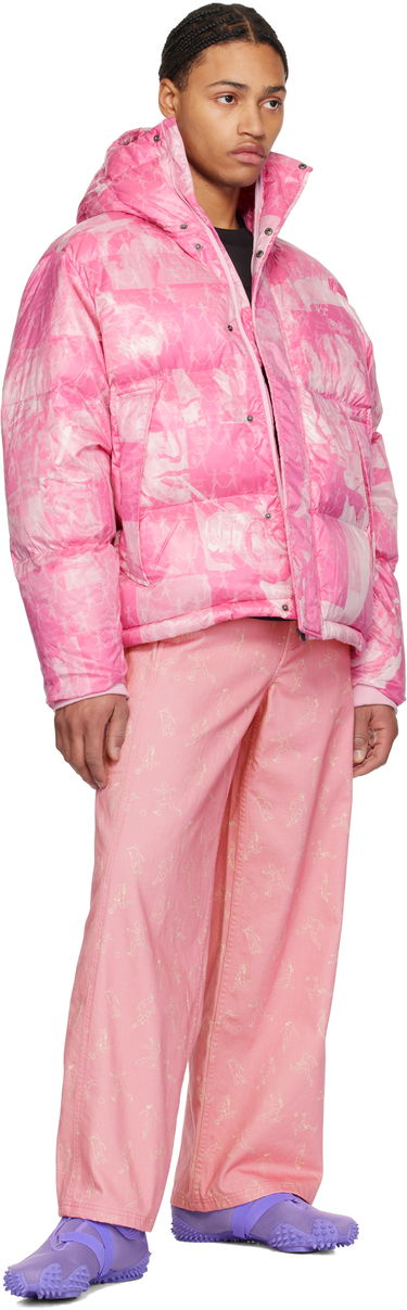 Nohavice KidSuper KidSuper x PUMA Doodle Pants Ružová | 62670748, 3