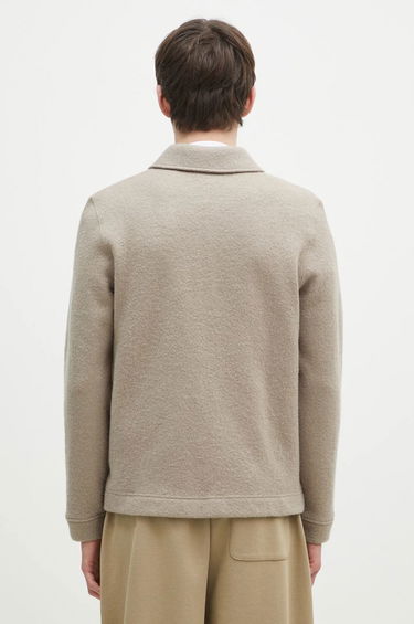 Bunda Samsoe Samsoe Wool Shirt Jacket Béžová | M22400082, 2