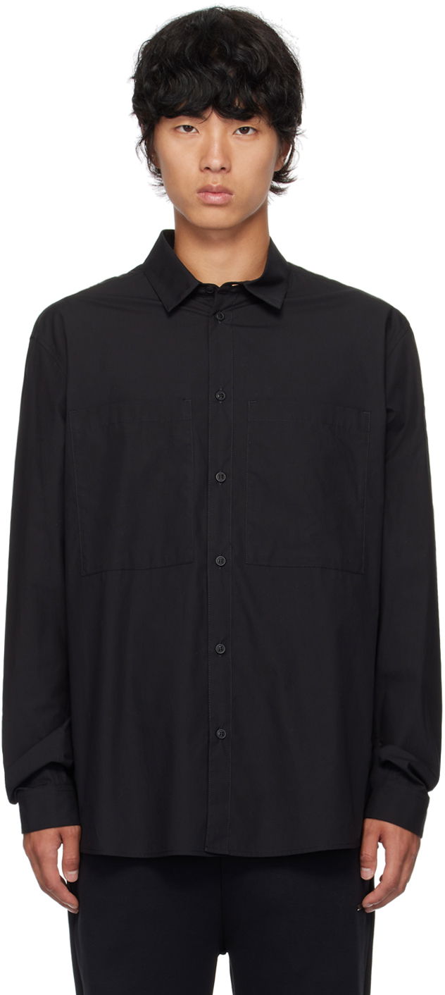 Košeľa Moncler Black Patch Pocket Shirt Čierna | J20912F00001549CG, 0