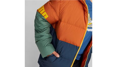Prešívaná bunda Puma Power Hooded Down Puffer Červená | 849335-64, 2