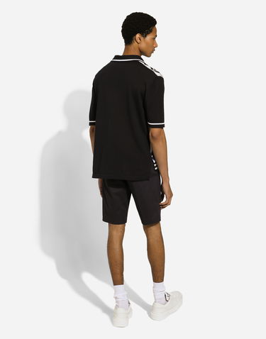 Šortky Dolce & Gabbana Men's Solid Black Casual Shorts Čierna | GY6GMTFUFHVB0665, 2