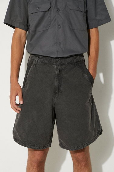Šortky A-COLD-WALL* Garment Dyed Panel Short Čierna | ACWMB184, 0