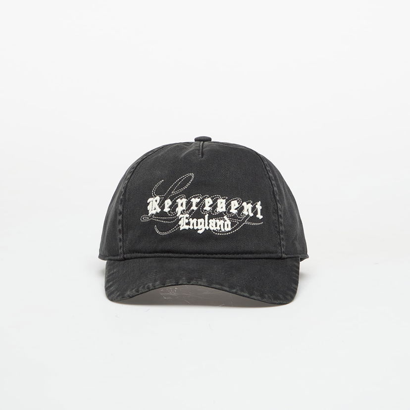 Šiltovka Represent Clo Washed Legacy Cap with England Embroidery Čierna | MLM100351-01