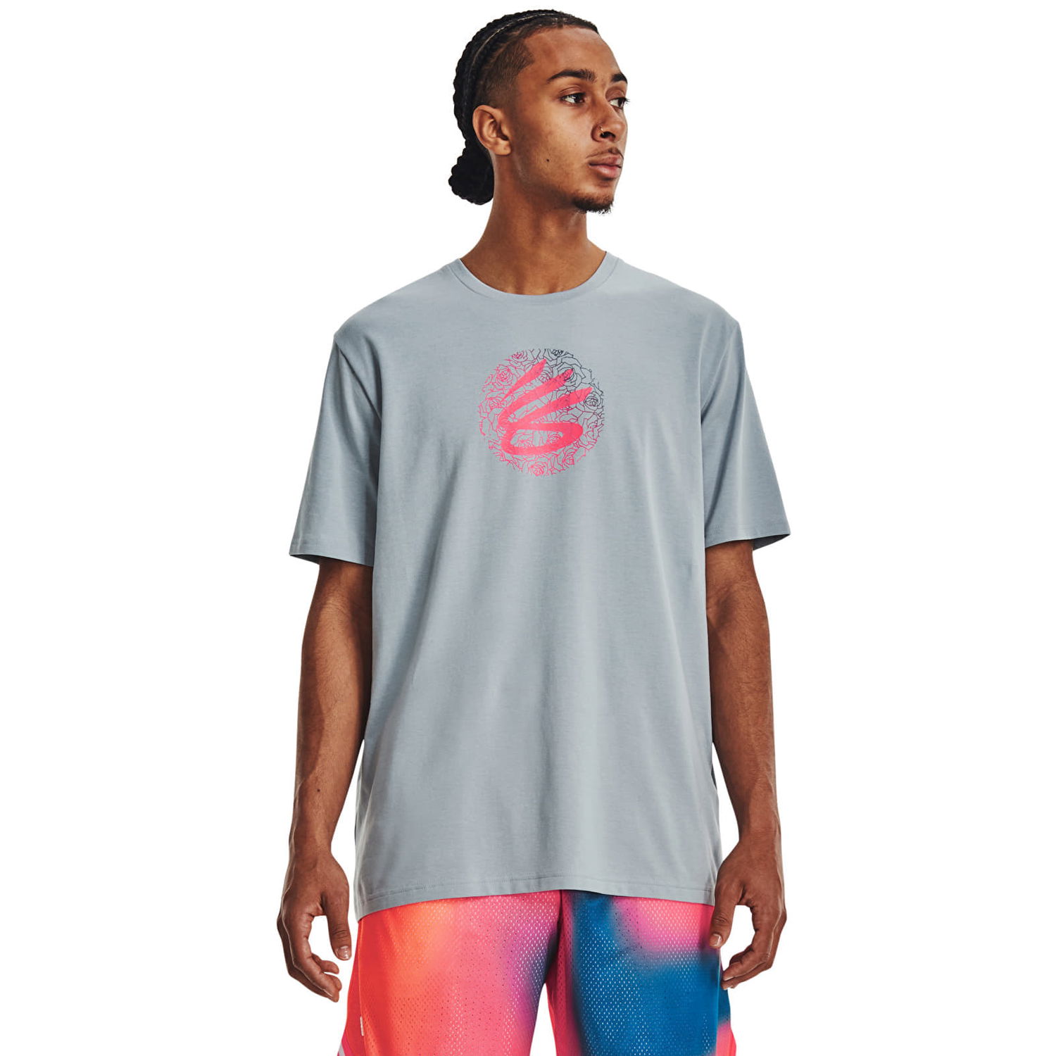 Tričko Under Armour Curry Mothers Day Blue Šedá | 1378028-465, 0