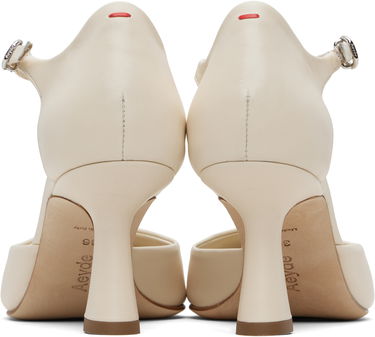 Oblečenie Aeyde Aeyde Salvi Ankle Strap Heels Biela | A11-PU-VDHP75ST167-SS25-100-007, 1