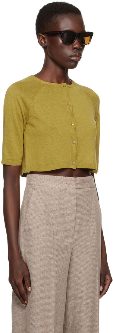 Sveter Max Mara Cropped Cardigan Zelené | 2419371013600, 1