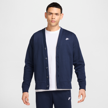 Sveter Nike Club Cardigan Navy | FN3898-451, 0