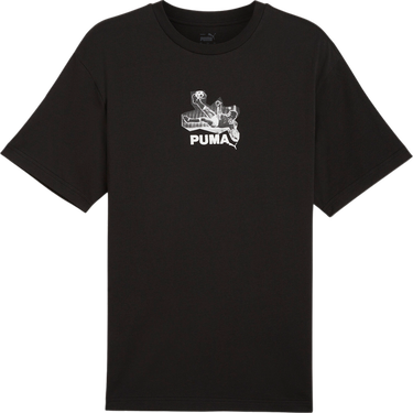 Tričko Puma Graphics Bicycle Kick Graphic T-Shirt Čierna | 628005-01, 0