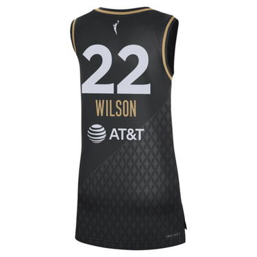 Dres Nike A'ja Wilson Aces Rebel Edition Dri-FIT WNBA Victory Jersey Čierna | DJ4575-011, 2