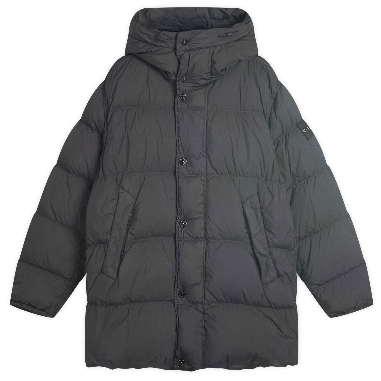 Parka Stone Island Crinkle Reps Nylon Down Parka Jacket, Size Large Čierna | K2S154100012-V0029, 1