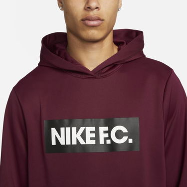 Mikina Nike Football Hoodie Vínová | DC9075-638, 0