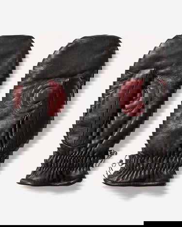 Rukavice OUR LEGACY Spheric Leather Mittens Čierna | A4258SBN 001, 3