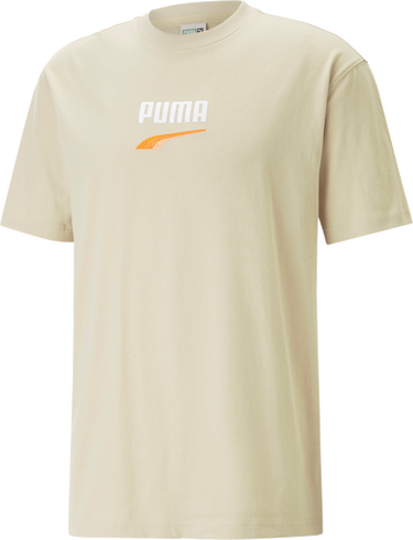 Tričko Puma DOWNTOWN Logo Short Sleeve T-Shirt Béžová | 538248-088, 0