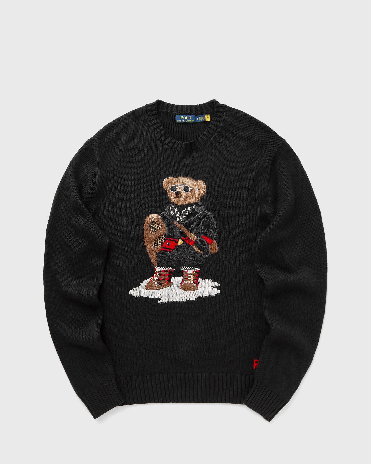 Sveter Polo by Ralph Lauren Polo Bear Snowshoe Knit Crewneck Čierna | 710982140001, 1