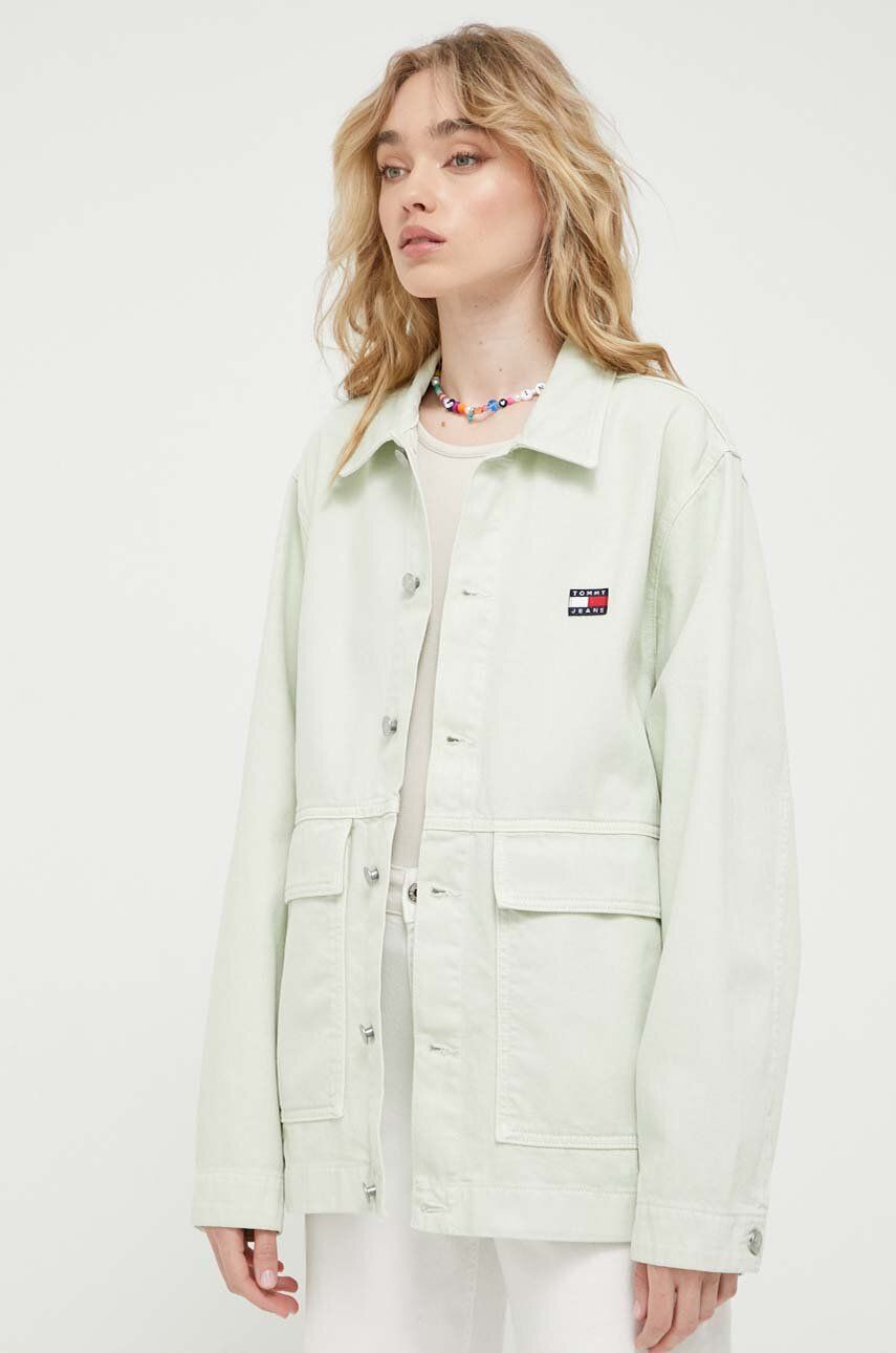 Bunda Tommy Hilfiger Denim Jacket Zelené | DW0DW16089, 0