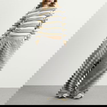 Tepláky Needles Deconstructed H.D. Sweat Pants with Butterfly Graphic Šedá | RW337-A, 4