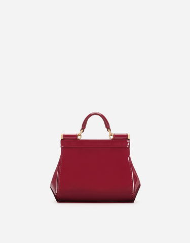 Kabelka Dolce & Gabbana Dolce & Gabbana Mini Sicily Leather Handbag Červená | BB7504A147180343, 2