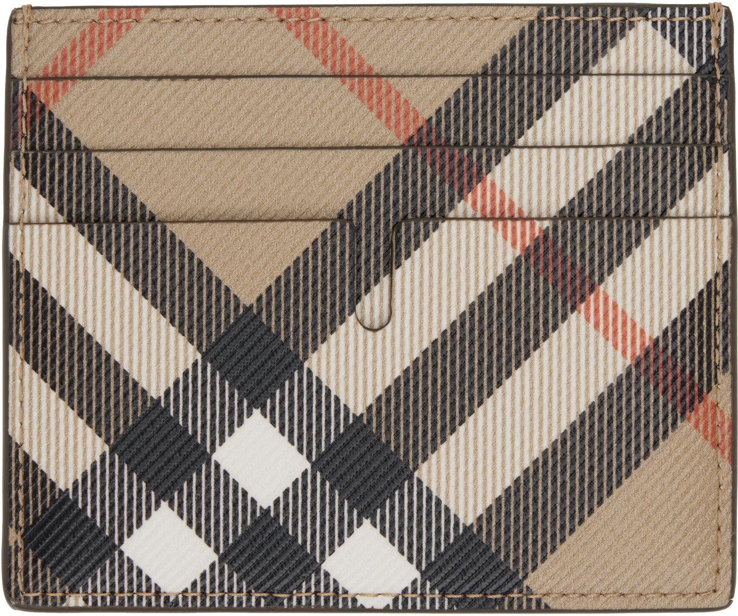 Peňaženka Burberry Burberry Sandon Card Holder Béžová | 8112305, 0