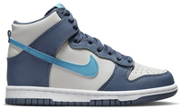 Dunk High Light Bone Diffused Blue GS