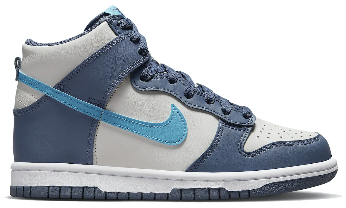 Tenisky a topánky Nike Dunk High Light Bone Diffused Blue GS Modrá | DB2179-006, 0