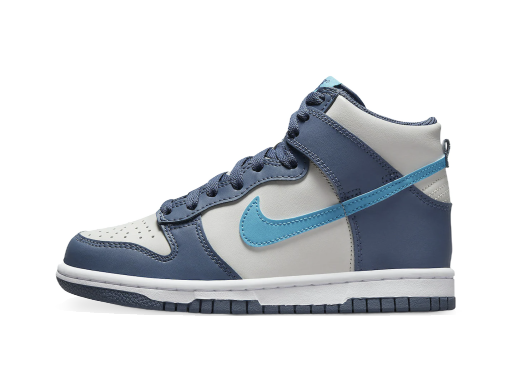 Tenisky a topánky Nike Dunk High Light Bone Diffused Blue GS Modrá | DB2179-006