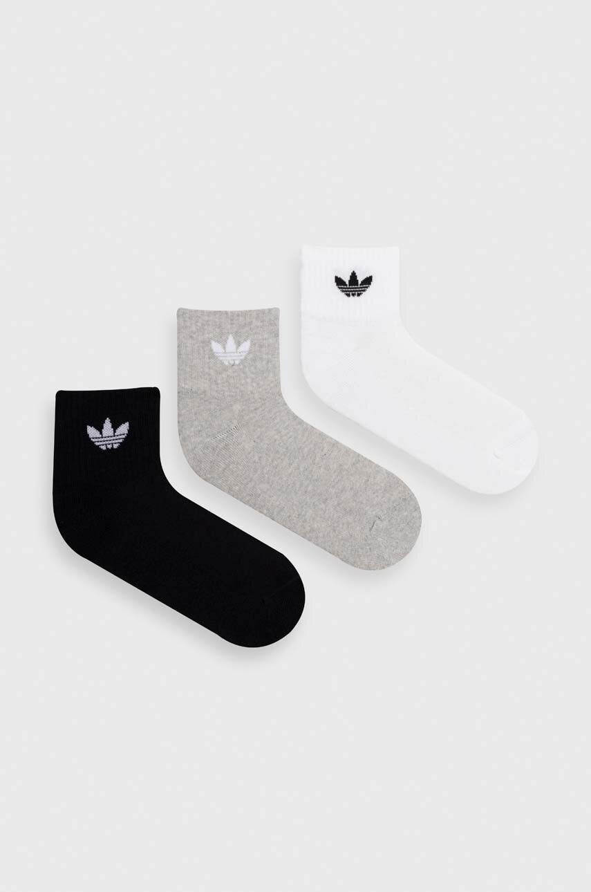 Ponožky adidas Originals Mid Ankle 6-pack Socks Rôznofarebný | IJ5628, 0