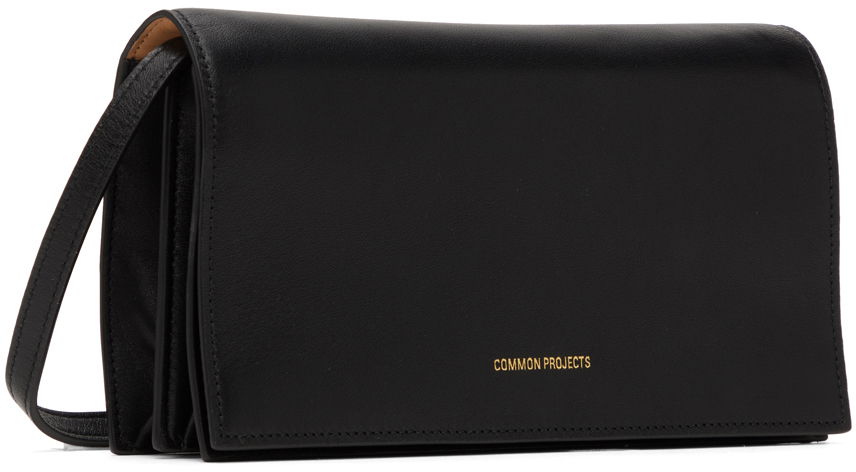 Taška cez rameno Common Projects Common Projects Small Leather Messenger Bag Čierna | ARTICLE 9190, 1