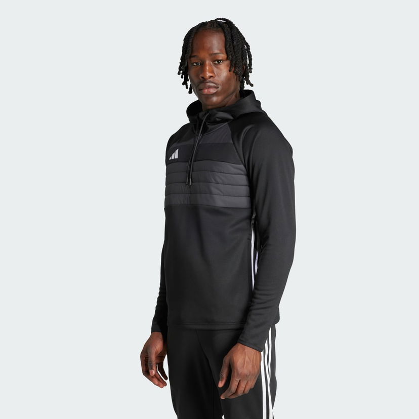 Mikina adidas Performance Tiro 25 Essentials Winterized Training Hoodie Čierna | JN9466