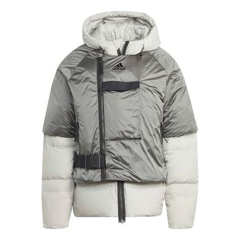 Prešívaná bunda adidas Originals C.R. Down Jacket Šedá | FT2420, 0