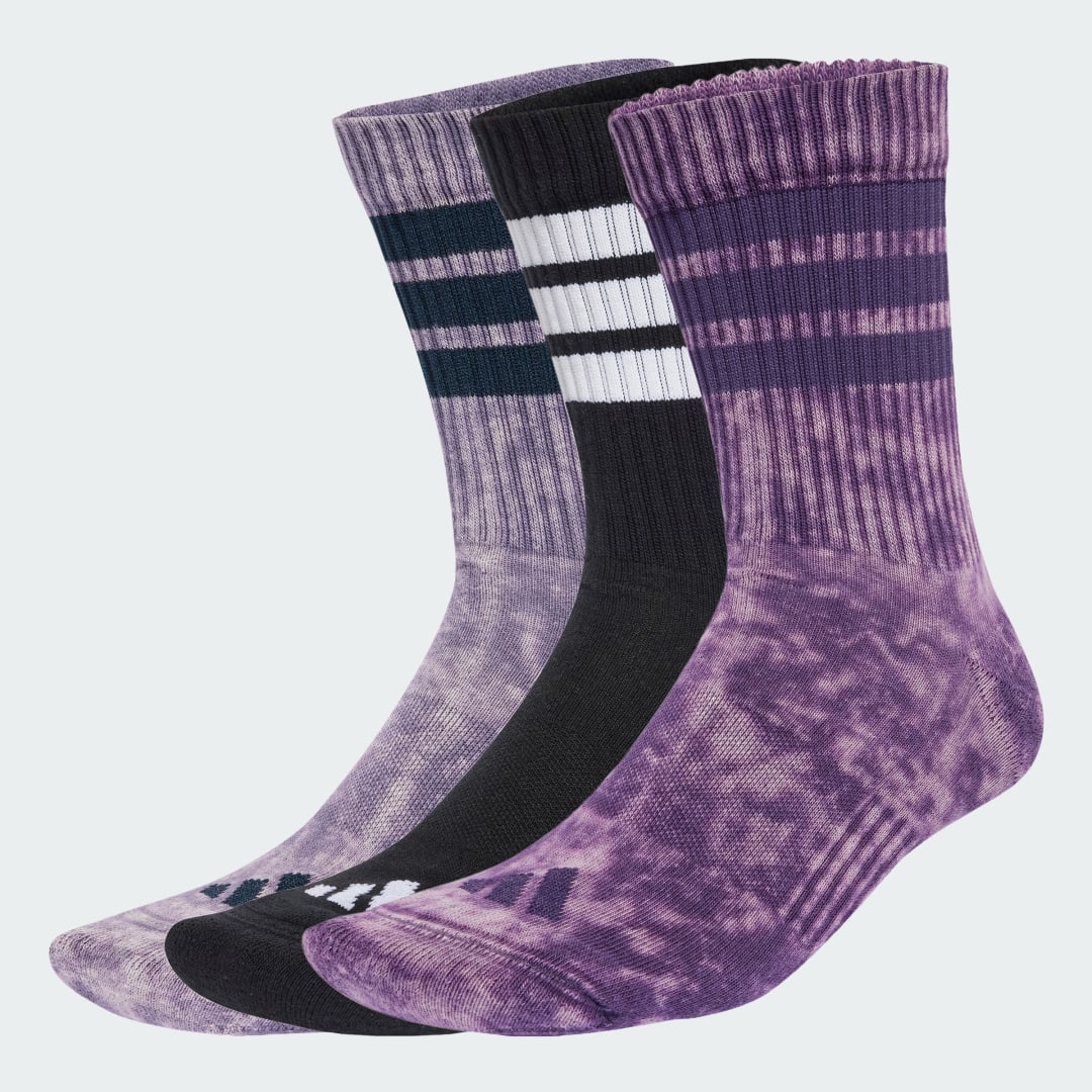 Ponožky adidas Performance Stonewash Crew Socks - 3 Pairs Fialová | JX5741, 0