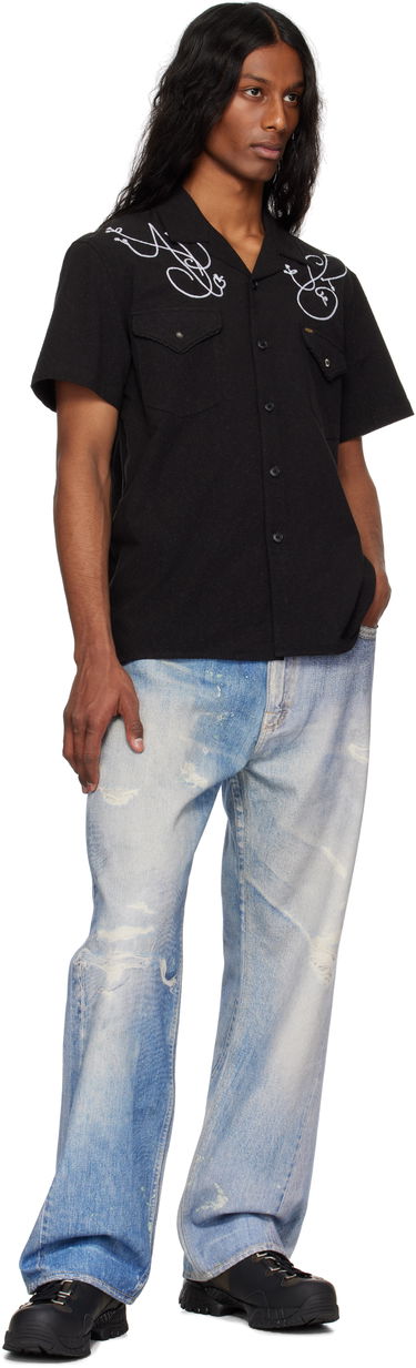 Košeľa Andersson Bell Andersson Bell Chain Embroidered Shirt Čierna | atb1280m, 3