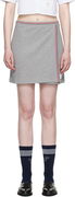 Thom Browne Cotton Waffle Miniskirt