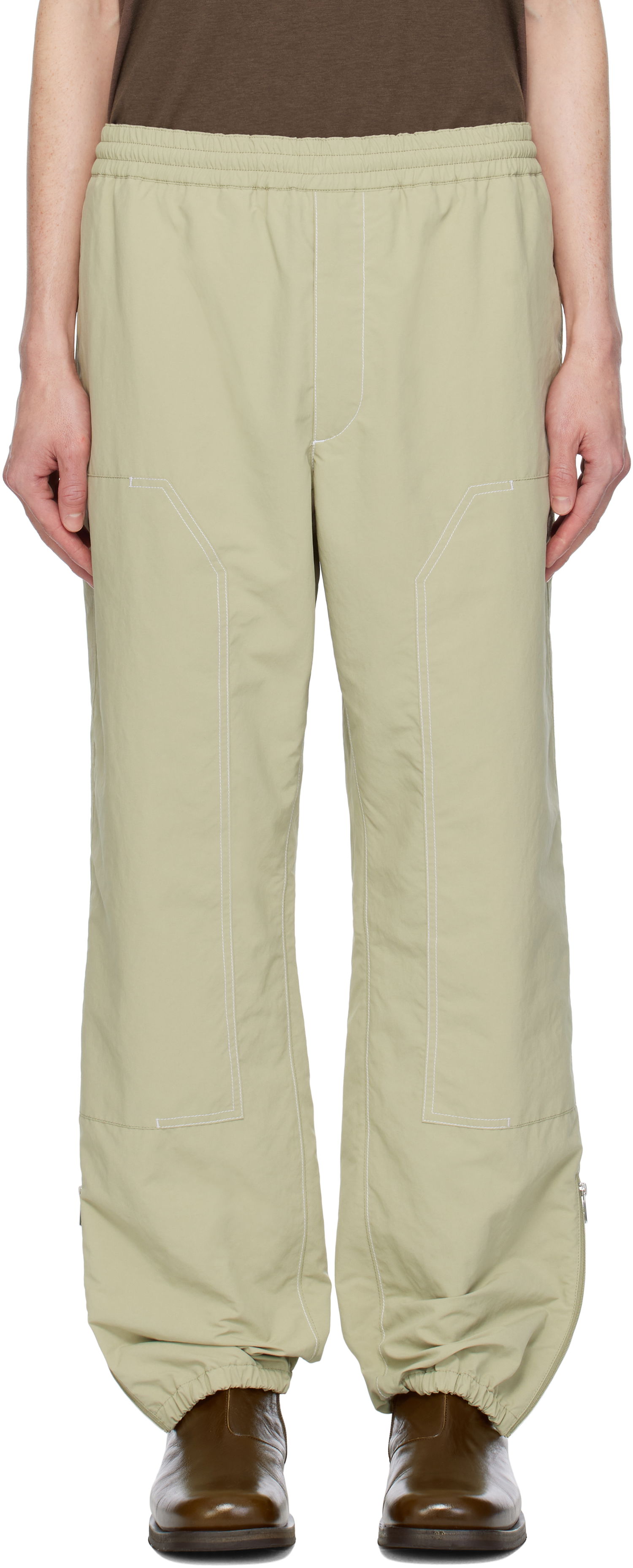 Tepláky Moncler Moncler CP Archivio Creativo Trousers Zelené | K10912A00021597SL, 0