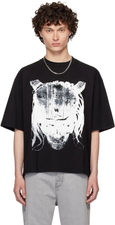 Tričko 1017 ALYX 9SM 1017 ALYX 9SM Oversized Skull Graphic Tee Čierna | AAMTS0516FA01, 0