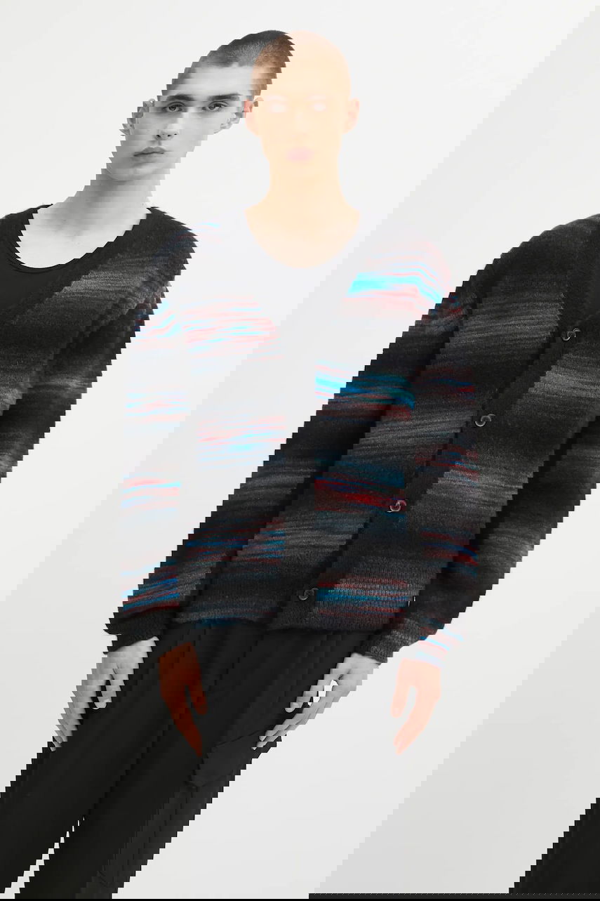 Sveter Paul Smith Paul Smith Striped Wool Blend Cardigan Rôznofarebný | M1R.568Z.T02830, 0