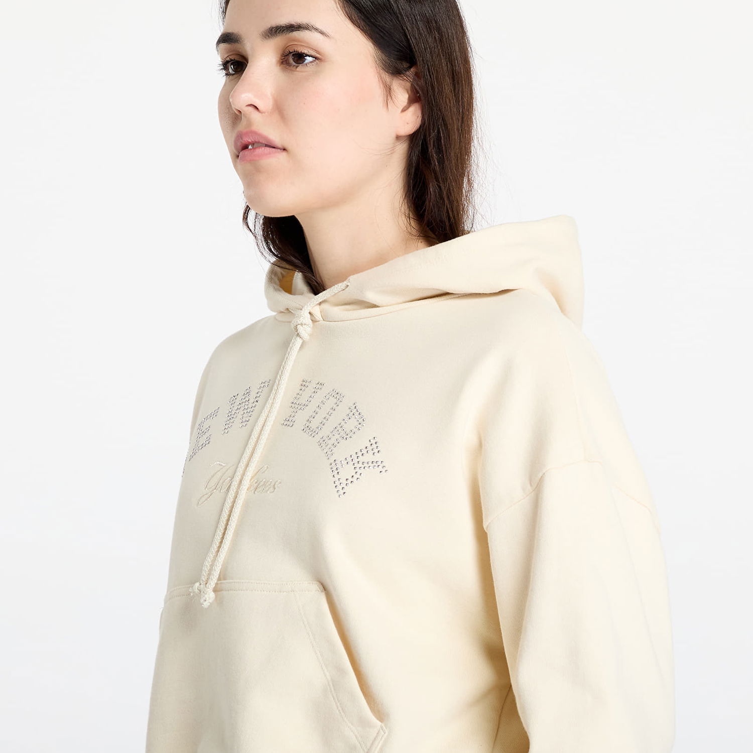 Mikina New Era MLB Diamante Hoodie New York Yankees Light Cream Béžová | 60564950, 1