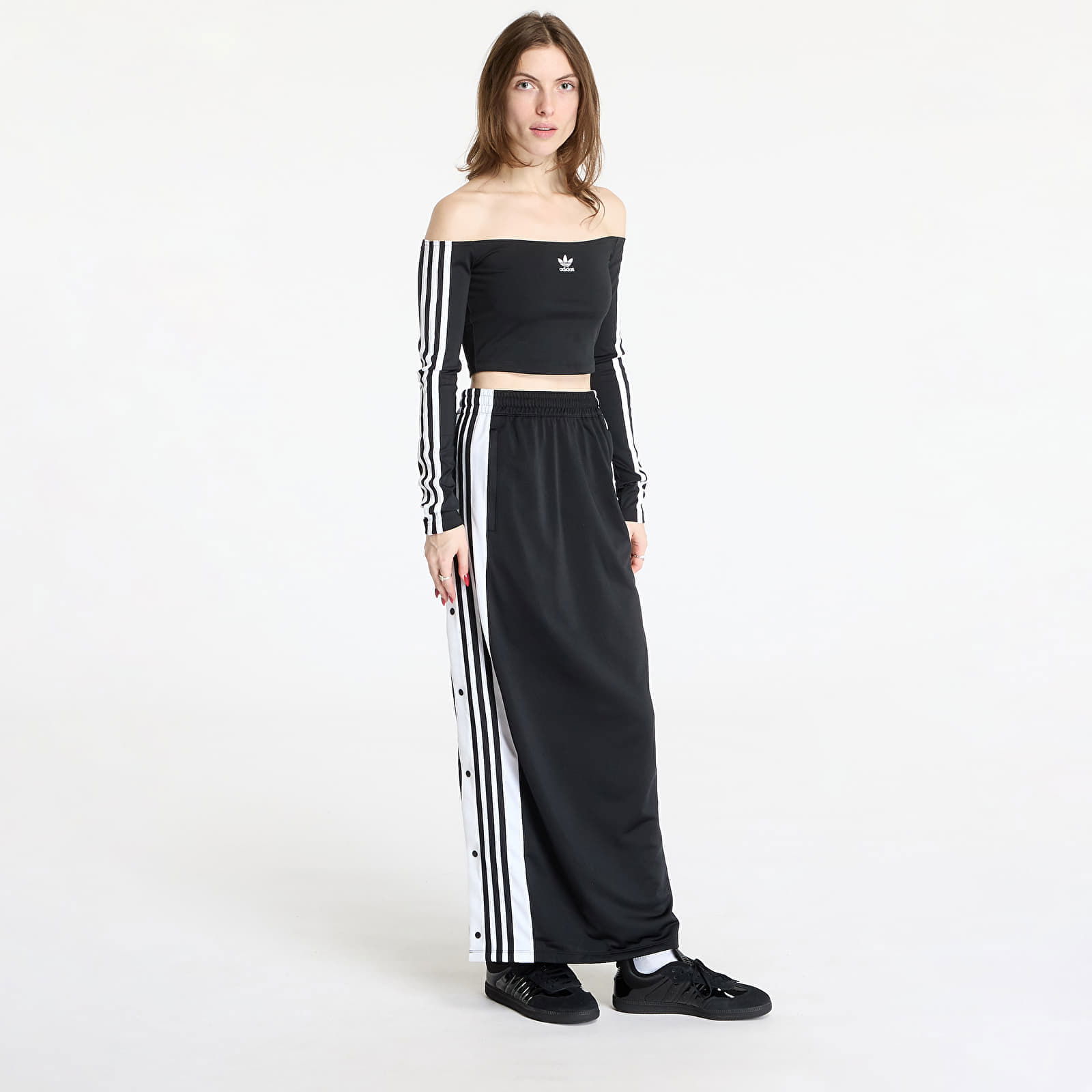 Adibreak Maxi Long Black Skirt