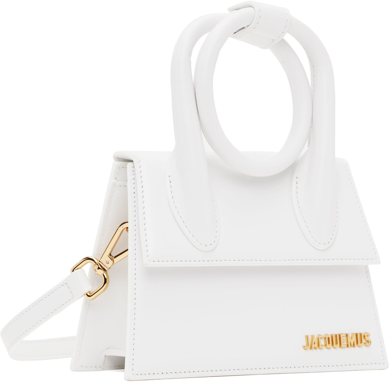 Taška cez rameno Jacquemus 'Le Chiquito Nœud' Bag Biela | 21H213BA005-3000, 1