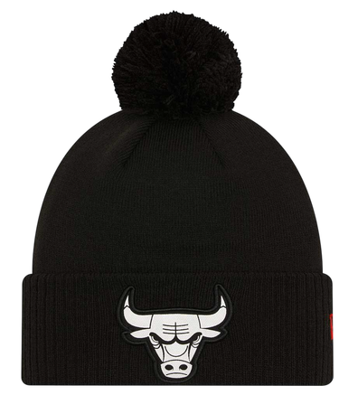 Kulicha New Era New Era Chicago Bulls Pom Beanie Čierna | 60430174-60430174, 0