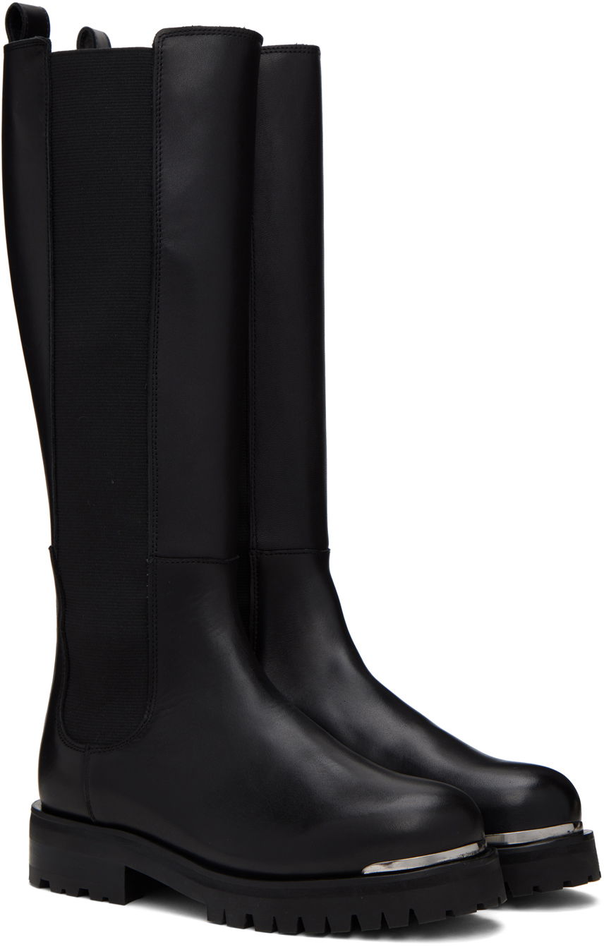 ANINE BING Justine Lug Sole Knee-High Boots